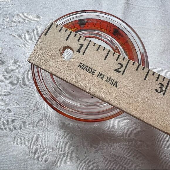 Vintage 2 Candle-Lite Halloween Votive Holders Jack-O-Lantern Pumpkins Glass - Picture 7 of 7